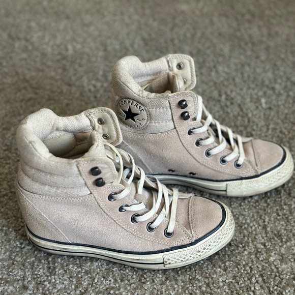 Converse High-Top Sneakers - Beige - Picture 1 of 4